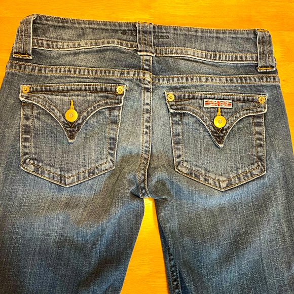 HUDSON Signature Cut Flare Leg Low Rise 2000s Jeans Size 26 - Picture 1 of 12
